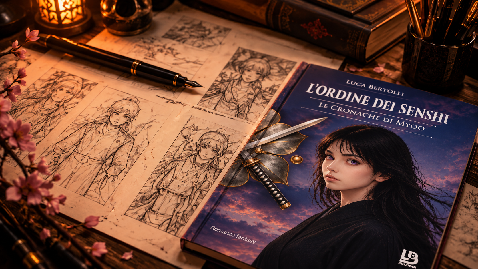 Illustrazioni e studi grafici per Le Cronache di Myoo